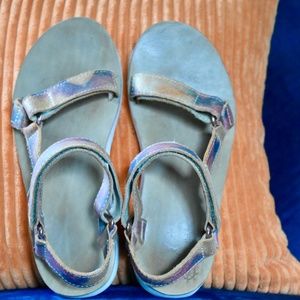 Teva Leather & Rose Gold Special Edition "Jhené Aiko" Sandals